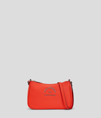 Bandolera mini Karl Lagerfeld Rue rojo amapola